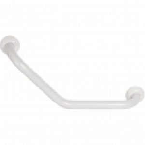 Barre d’appui coudée à 135° aluminium époxy blanc Ø 66 mm – Godonnier