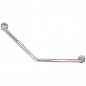 Barre d’appui coudée inox – Ø 32 mm – Delabie