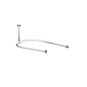 Barre de rideaux de douche CURTISS semi-circulaire