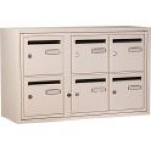 Bloc boîte aux lettres collective intérieur – C6 en applique -…