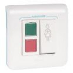 Bloc de porte à LED à voyant + poussoir – Legrand