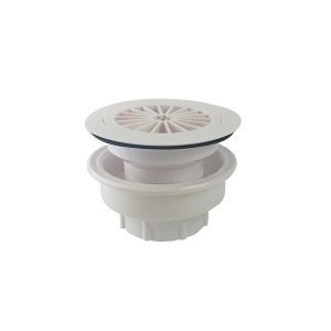 Bonde verticale sans capot Ø90 pour receveurs de douche