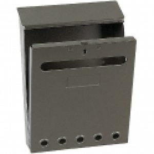 Boîte aux lettres marron – Missive – Decayeux