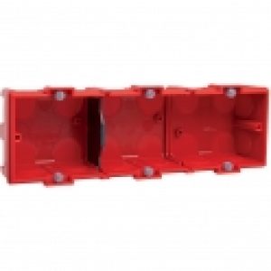 Boîte d&rsquo;encastrement Batibox maçonnerie 3 postes – Legrand