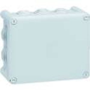 Boîte grise rectangulaire – Couvercle vis 1/4 de tour – Plexo – Legrand