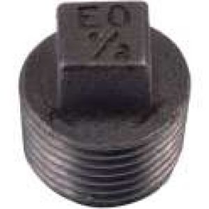 Bouchon acier noire à visser mâle – N° 291 – Virfollet & cie