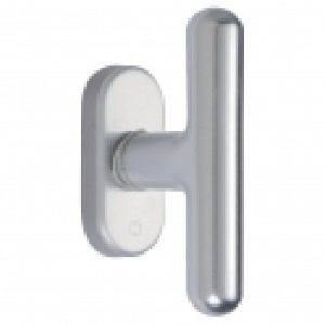 Bouton de crémone argent – Cortina – Hoppe et cie