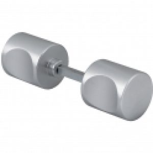 Bouton de porte aluminium – Carré 7 mm – Actural – Vachette