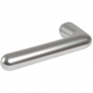 Béquille de porte simple argent – Sans carré – Cortina – Hoppe et cie