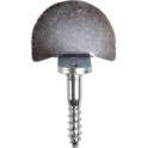 Butée de volet coudée – À visser – Zingué – Blanc – Torbel industrie