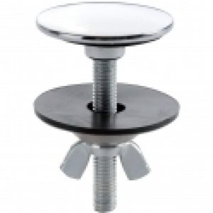 Cache trou inox chromé – Ø 44 mm – Nicoll