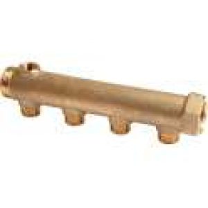 Collecteur fin de réseau avec prise de purge – M 1″ – M 1/2″ – Riquier