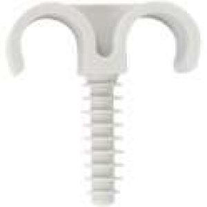 Collier cheville plastique blanc double – Vendu par 100 – Fix-Ring – ING…