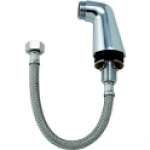 Colonnette avec flexible intégré – M 1/2″ – M 3/4″ – Lot de 2 pièces – Riquier