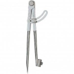 Compas avec porte-crayon – 1/4 cercle – Wilmart