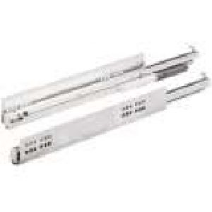 Coulisse 50 kg Quadro V6+ Silent System pour tiroir bois – La paire – Hettich