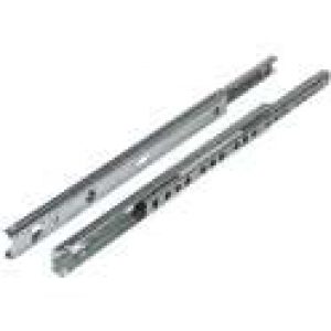 Coulisse à bille 10 kg pour tiroir bois – Rainure 17 mm – La paire – Hettich