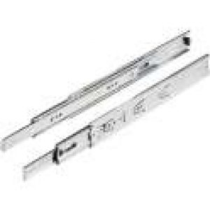 Coulisse à bille 45 kg pour tiroir bois – Rainure 12,7 mm – La paire – Hettich