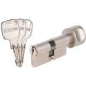 Cylindre à bouton varié nickelé – F9 – Exem