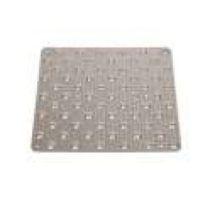 Dalle podotactile de vigilance aluminium à coller – Duval