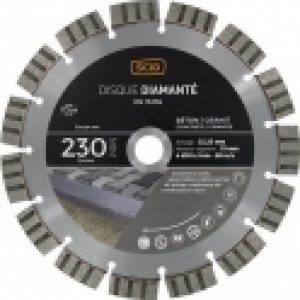 Disque diamant à tronçonner – Ø 230 mm – Béton / Granit – SCID