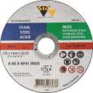 Disque à tronçonner moyeu plat acier et inox – Sia