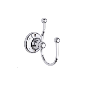 Double patère BROOKS salle de bain rétro