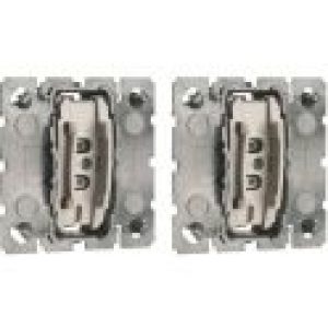 Double poussoir inverseur NO + NF – 6A Céliane – Legrand