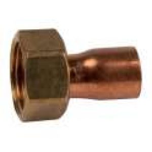 Douille cuivre réduite avec écrou à souder – Hecapo