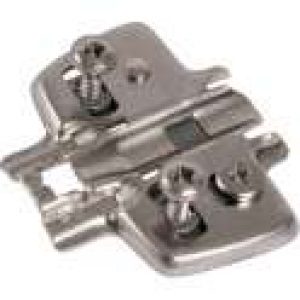 Embase à visser pour ferrure d’angle – sensystop – Hettich