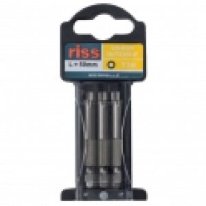 Embouts Trempe dure Torx T30 – 50 mm – Boîte 3 pièces – Riss