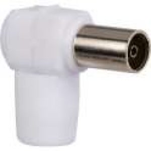 Fiche coaxiale coudée Ø 9,52 mm – Dhome