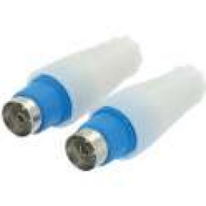 Fiche coaxiale M/F droite Ø 9,52 mm – Dhome