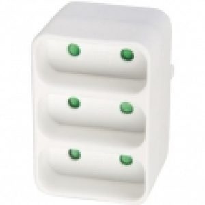 Fiche multiprise 2P 3 sorties – Frontale – Dhome