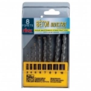 Forets à béton carbure – Boîte de 8 pièces – Riss