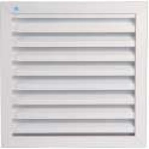 Grille d’aération aluminium blanc – 411 – Renson