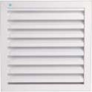Grille d’aération murale 411 – Aluminium – Blanc – Renson