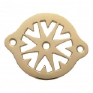 Grille ronde laiton poli – Dubois sas