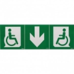 Jeu de 3 étiquettes de signalisation universelle…