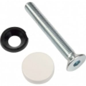 Kit de montage traversant simple blanc – Pour poignée de tirage STG – Normbau