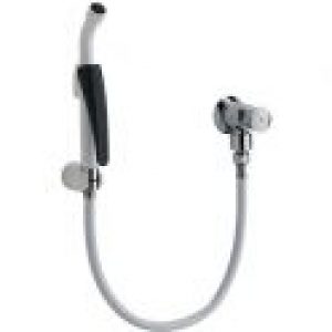 Lave-bassin avec robinet temporisé, manette à 45° – Presto