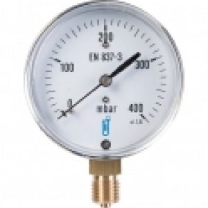 Manomètre gaz radial 0 à 400 mbar – Distrilabo