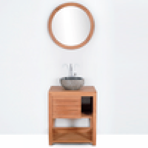 Meuble salle de bain JAVA en teck 60 cm