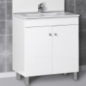 Meuble sous vasque simple Ecoline – Longueur 70 cm – Créazur