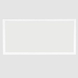 Miroir BALI en teck rectangulaire blanc 120 x 70 cm