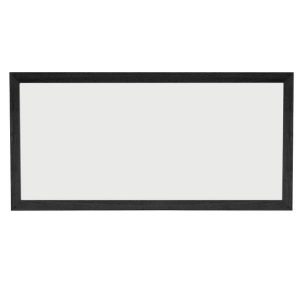 Miroir BALI en teck rectangulaire noir 120 x 70 cm