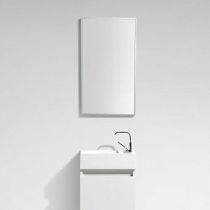 Miroir SIENA largeur 40 cm avec cadre aluminium design
