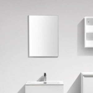 Miroir SIENA largeur 50 cm avec cadre aluminium design