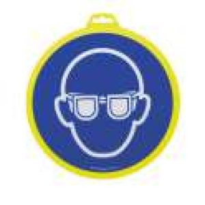 Panneau de signalisation port de lunettes de sécurité obligatoire – Novap