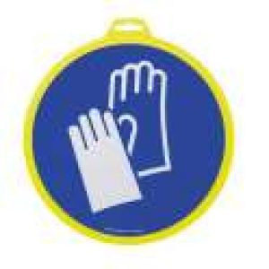 Panneau de signalisation port des gants de protection obligatoire – Novap